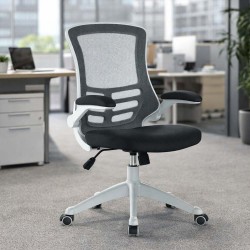 ARIA Mesh High Back Ergonomic Office Chair with Foldaway Arms