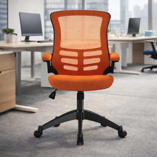 ARIA Mesh High Back Ergonomic Office Chair with Foldaway Arms