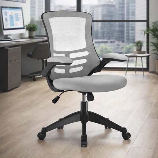 ARIA Mesh High Back Ergonomic Office Chair with Foldaway Arms