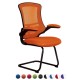 ARIA Mesh High Back Ergonomic Office Visitor Chair with Foldaway Arms