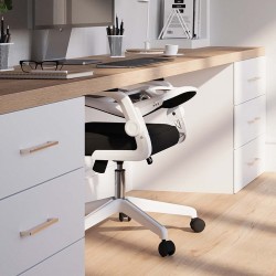 SPRITE Foldable Mesh Office Chair with Folding Arms