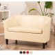 JAMAICA 2 Seat Curved Faux Leather Tub Sofas