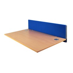 LINK Fabric Upholstered Desk Mounted Office Screens. Choice of colours.