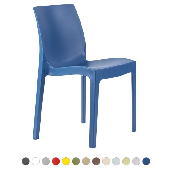 ARUBA Extra Strong Indoor/ Outdoor Cafe Dining Chair in a Selection of Colours
