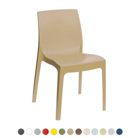 ARUBA Extra Strong Indoor/ Outdoor Cafe Dining Chair in a Selection of Colours