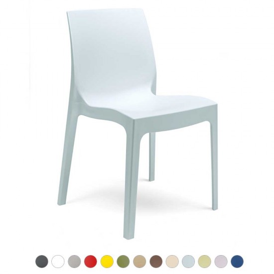 ARUBA Extra Strong Indoor/ Outdoor Cafe Dining Chair in a Selection of Colours