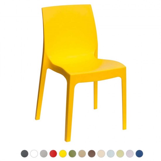 ARUBA Extra Strong Indoor/ Outdoor Cafe Dining Chair in a Selection of Colours