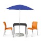 BARCA Contemporary Indoor/ Outdoor Cafe Dining Chairs in Bright Colours