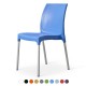 BARCA Contemporary Indoor/ Outdoor Cafe Dining Chairs in Bright Colours