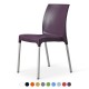 BARCA Contemporary Indoor/ Outdoor Cafe Dining Chairs in Bright Colours