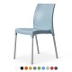 BARCA Contemporary Indoor/ Outdoor Cafe Dining Chairs in Bright Colours
