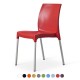 BARCA Contemporary Indoor/ Outdoor Cafe Dining Chairs in Bright Colours