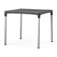 BARCA Contemporary Indoor/ Outdoor Square 4 Leg Cafe Dining Table