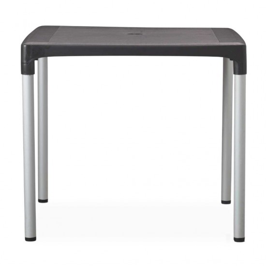 BARCA Contemporary Indoor/ Outdoor Square 4 Leg Cafe Dining Table