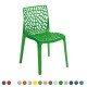 CALVO Stylish Indoor/ Outdoor Cafe Dining Chairs in Contemporary Colours
