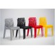 CALVO Stylish Indoor/ Outdoor Cafe Dining Chairs in Contemporary Colours