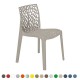 CALVO Stylish Indoor/ Outdoor Cafe Dining Chairs in Contemporary Colours