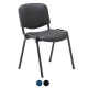 ISO BLACK FRAME Wipe Clean PU Stackable Conference Meeting Room Chairs