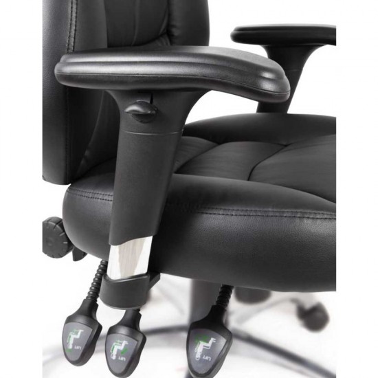 PARKER Faux Leather Ergonomic Office Managers Chair