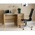 CHESTER Oak Effect Contemporary Wooden Computer Desks