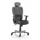 ANDOVER Contemporary Mesh and Leather Ergonomic Office Chair