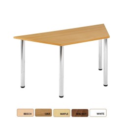 BOSTON Trapezoidal Chrome Leg Flexible Meeting Tables