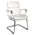 BELLONA VISITOR Retro Eames Style White Cantilever Office Chair