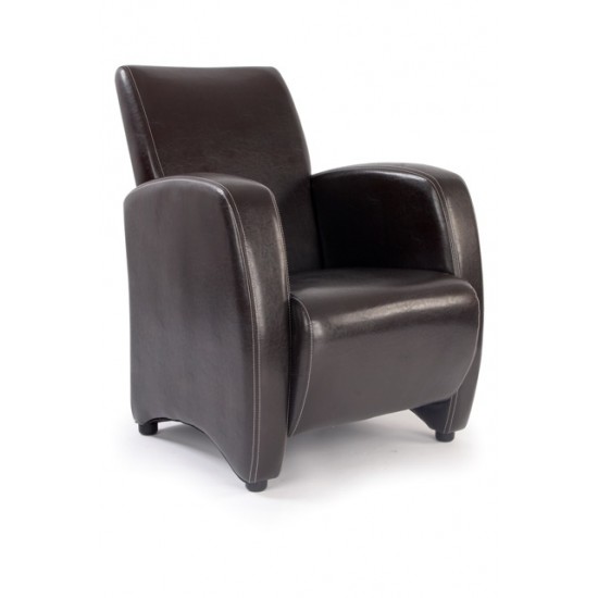 METRO (Armchair) - contemporary leather armchair