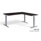 RISE 3 Electric Height Adjustable Corner Standing Desk, 1800x1600mm