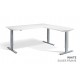RISE 3 Electric Height Adjustable Corner Standing Desk, 1800x1600mm