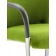 BARNES Meeting Room Chairs with Arms, Bespoke Colour Seat/ Back
