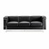 CUBE 3 Seat Contemporary Leather Sofa