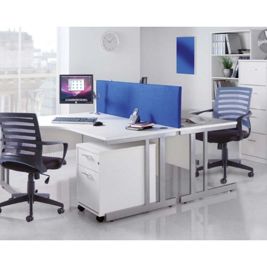 DELUXE 2 Drawer Mobile Filing Pedestal DELUXE 2 Drawer Mobile Filing Pedestal