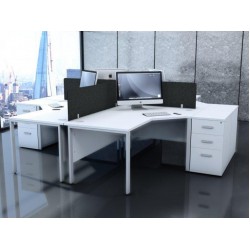 ENGLEWOOD White Desk High Office Storage Pedestal ENGLEWOOD White Desk High Office Storage Pedestal