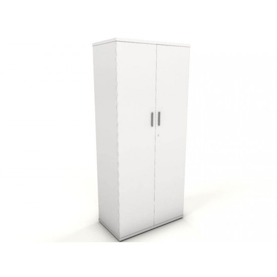 ENGLEWOOD White 1.8m Full Height Storage Cupboard