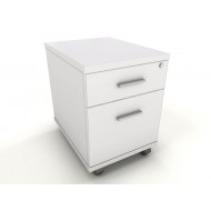 ENGLEWOOD White Under Desk Mobile Storage Pedestal ENGLEWOOD White Under Desk Mobile Storage Pedestal