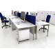 ENGLEWOOD White Under Desk Mobile Storage Pedestal