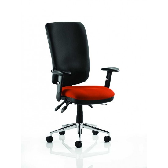 ERGO-MODE 24 Hour High Back Ergonomic Office Chair, COLOUR SEAT