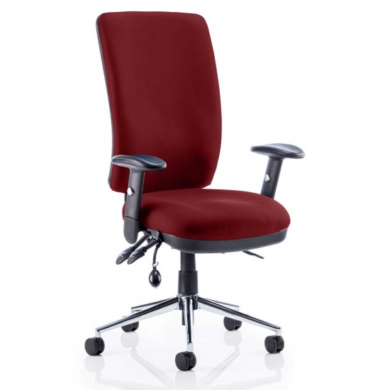 ERGO-MODE 24 Hour High Back Ergonomic Office Chair, COLOUR SEAT + BACK