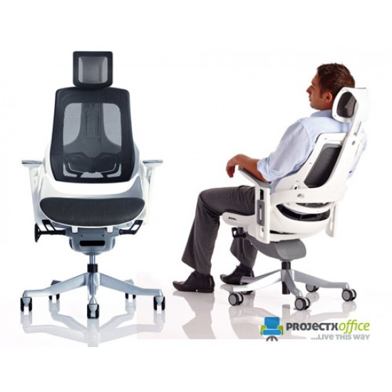 STORM-MK2 Designer Grey Elastane Ergonomic Office Chair