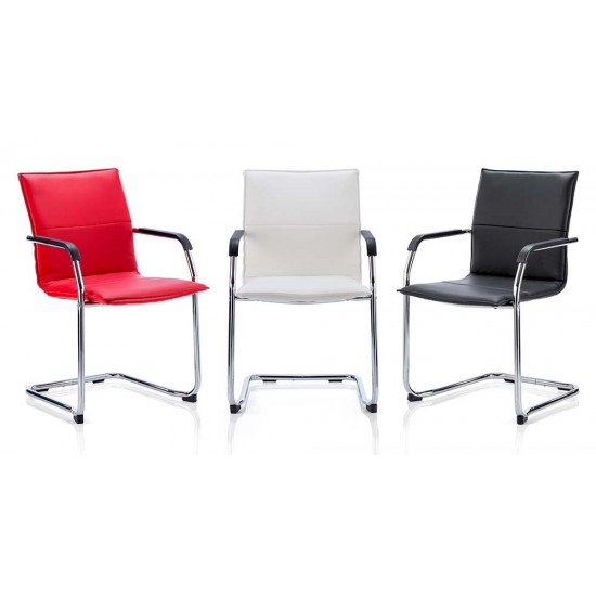 JULES Leather Office Visitors Chairs
