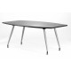 MONTREAL1800mm Contemporary Black High Gloss Boardroom Table