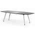 MONTREAL 2400mm Large Contemporary Black High Gloss Boardroom Table
