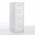 OSLO Quality White 4 Drawer Wooden Office Filing Cabinets 