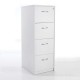 OSLO Quality White 4 Drawer Wooden Office Filing Cabinets OSLO Quality White 4 Drawer Wooden Office Filing Cabinets