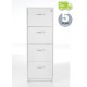 OSLO Quality White 4 Drawer Wooden Office Filing Cabinets OSLO Quality White 4 Drawer Wooden Office Filing Cabinets