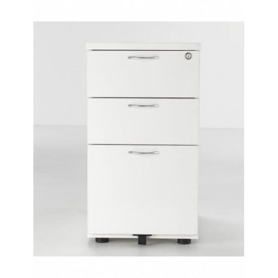 OSLO White Desk High Storage Pedestal OSLO White Desk High Storage Pedestal