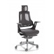 STORM-MK2 Dark Grey Mesh Ergonomic Office Chair - Black Shell