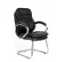 STRAND Quality Black Leather Office Boardroom Visitor Chairs